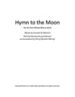 Hymn to the Moon SATB choral sheet music cover
